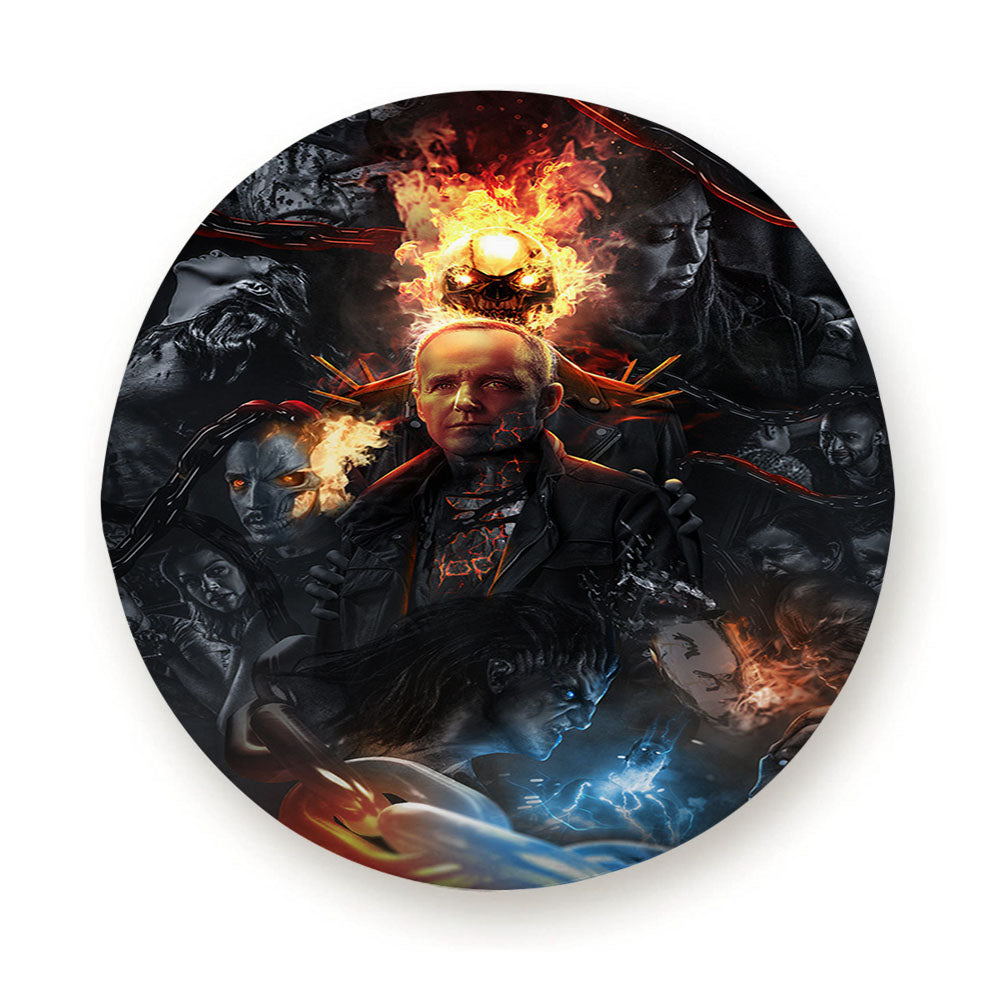 Agents Of Shield Tv Poster Tire Cover