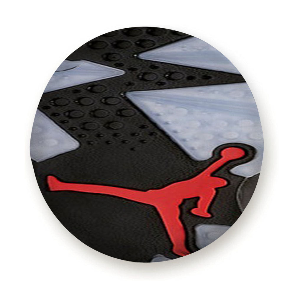 Air Jordan Black Red Sole Tire Cover