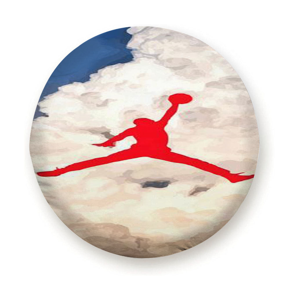 Air Jordan Logo In Sky Tire Cover
