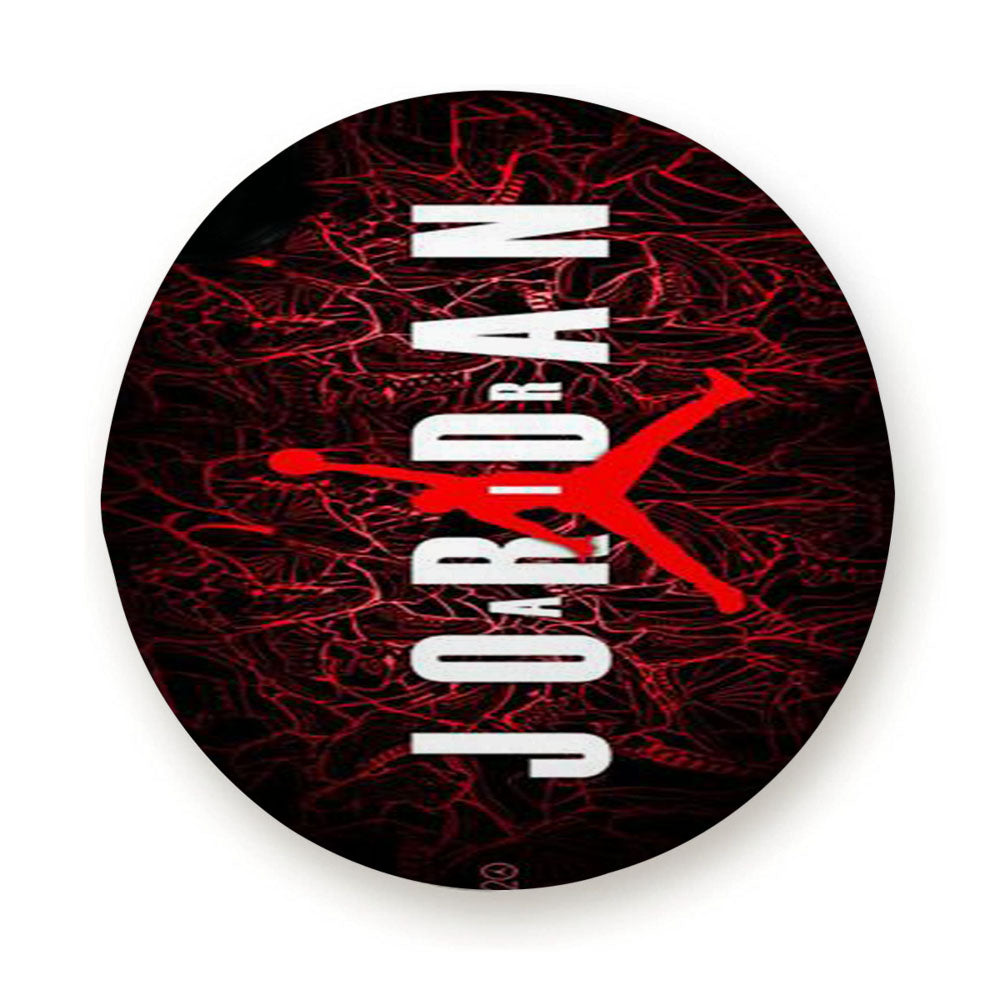 Air Jordan Red Wallpaper Tire Cover