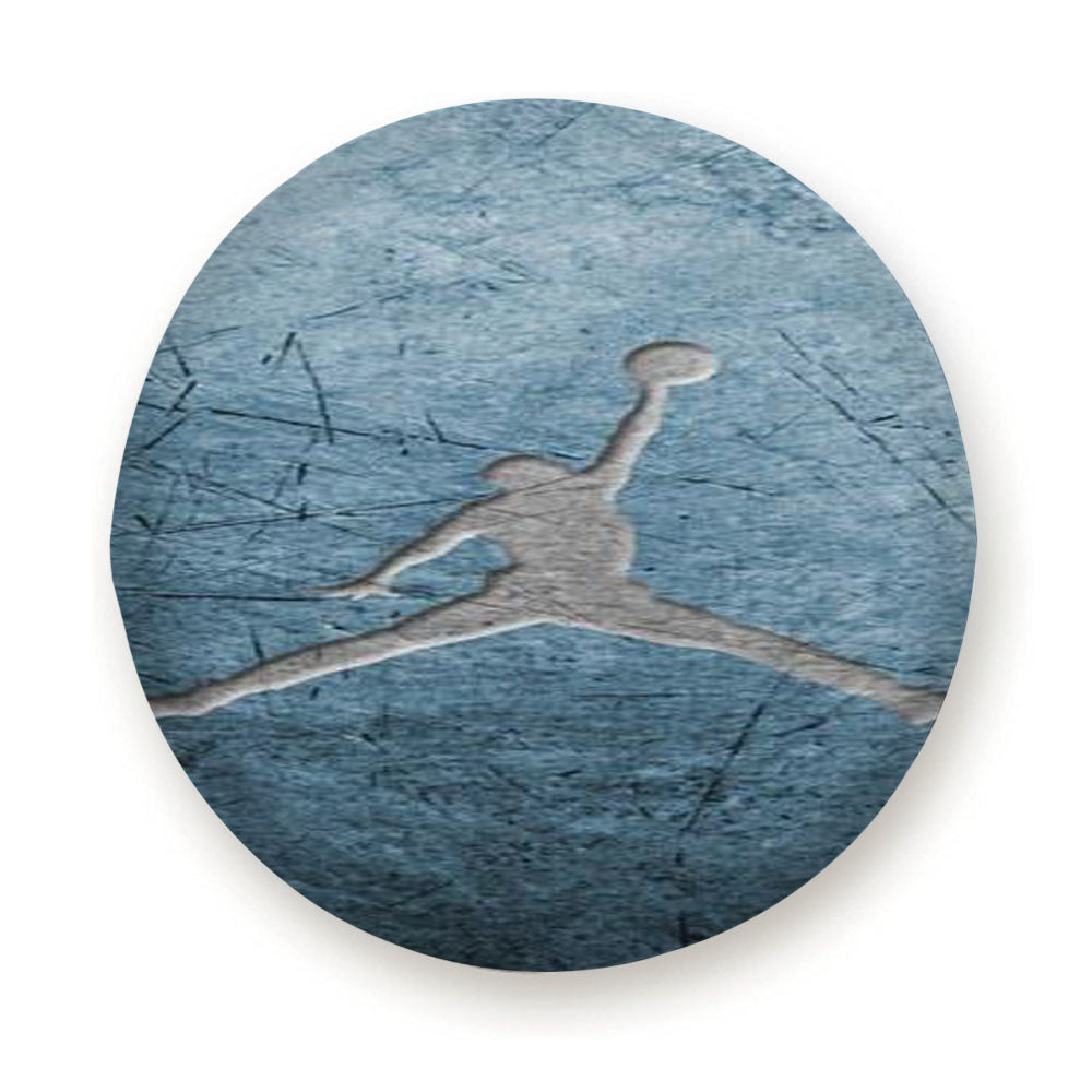 Air Jordan Steel Texture Logo Tire Cover