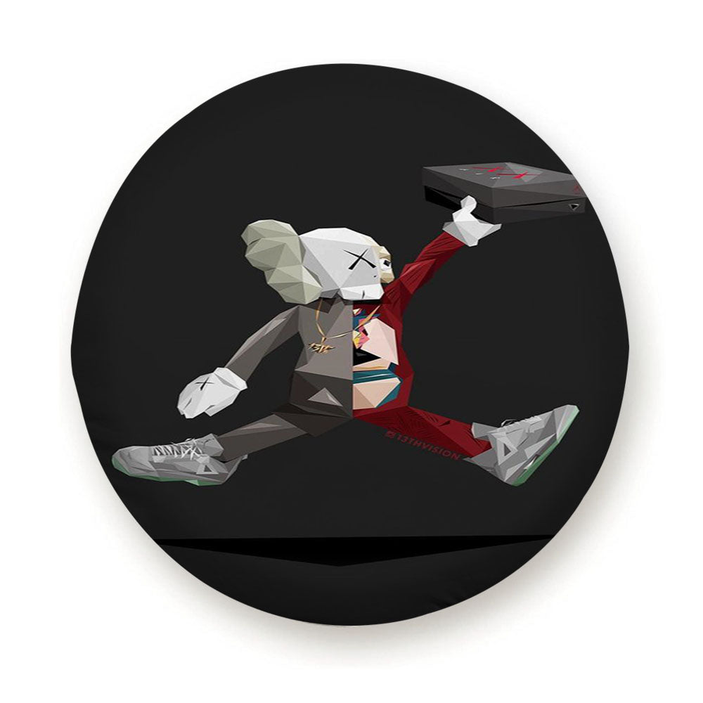 Air Jordan X Kaws Illustration Tire Cover