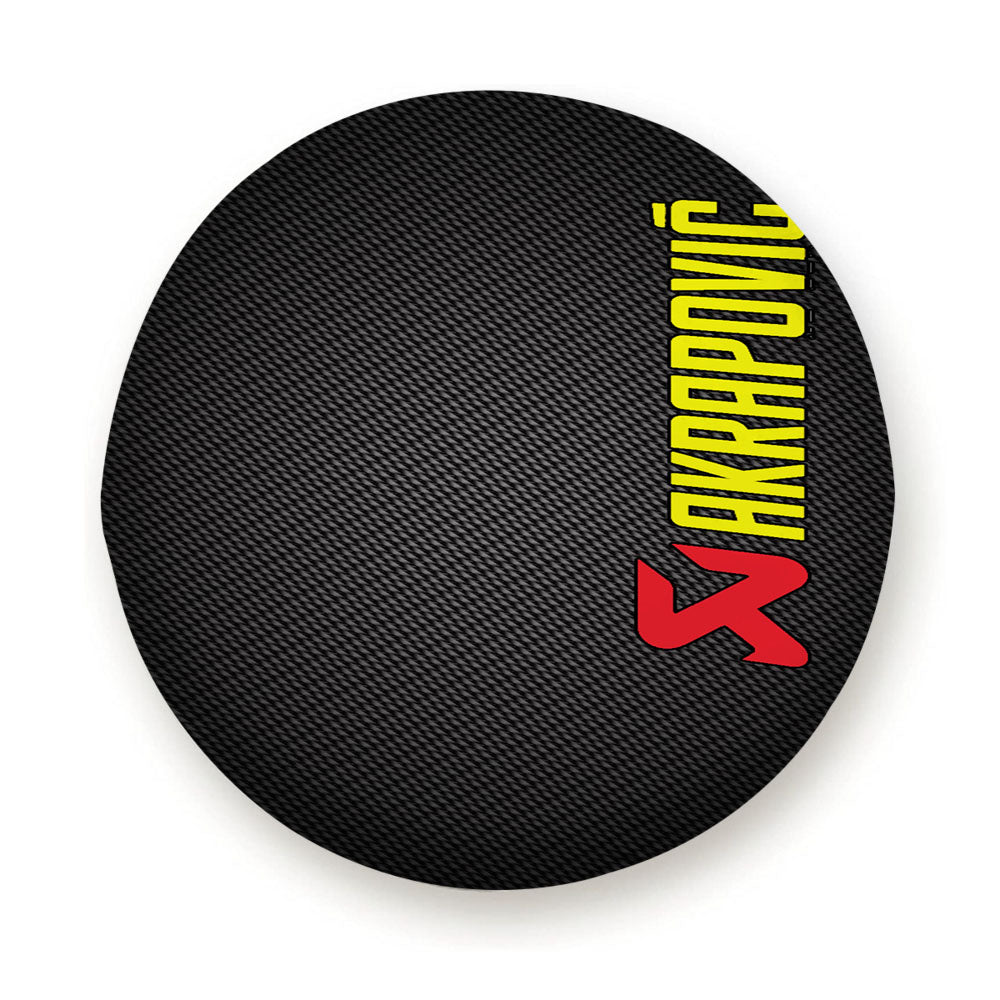 Akrapovic Exhaust System Carbon Logo Tire Cover