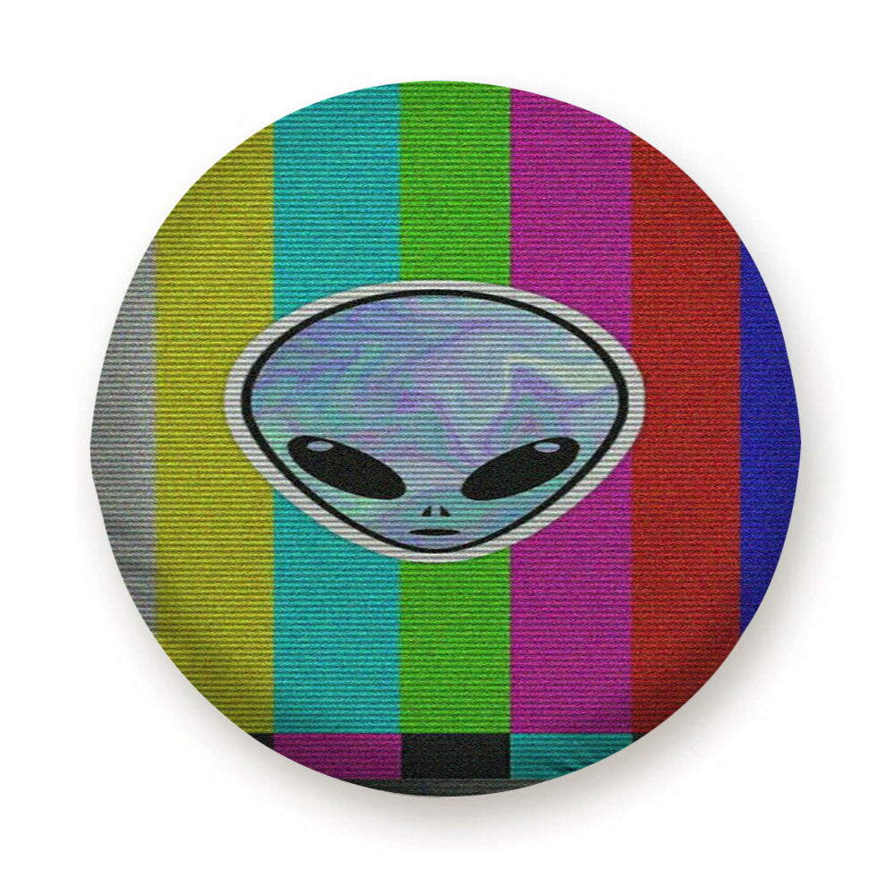 Alien Television Lost Signal Pattern Tire Cover