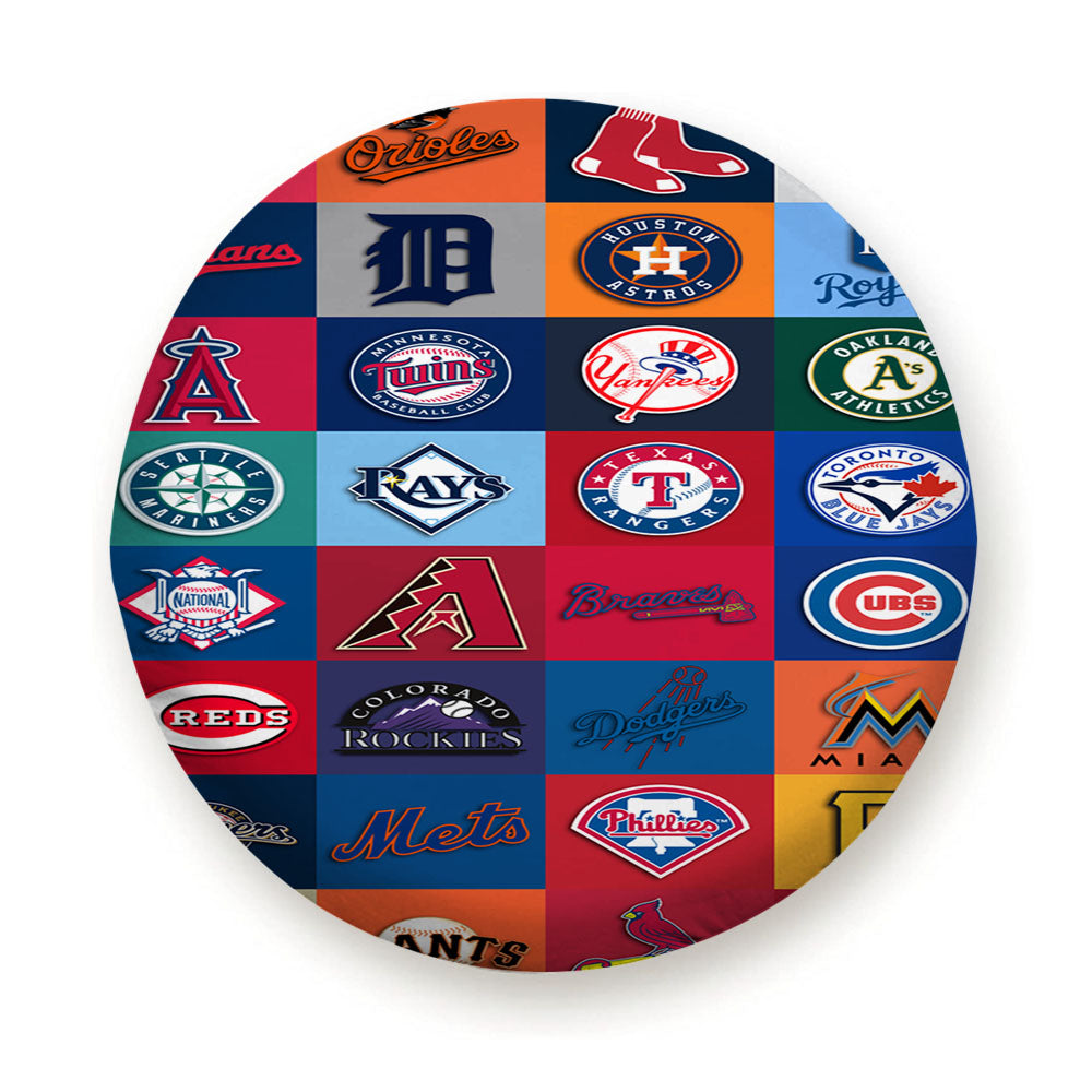 All Mlb Team Logos Collage Tire Cover