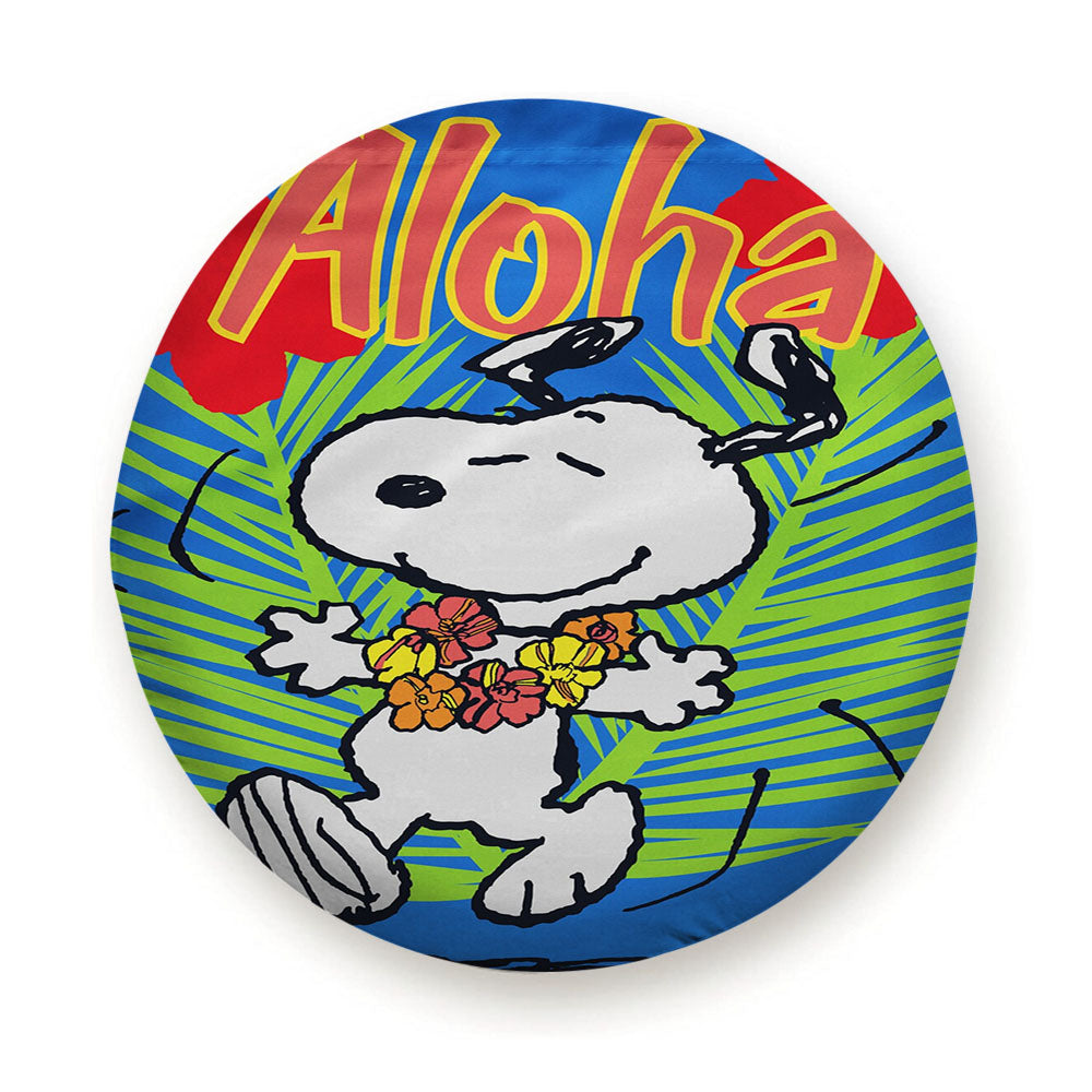 Aloha Snoopy Summer Tire Cover