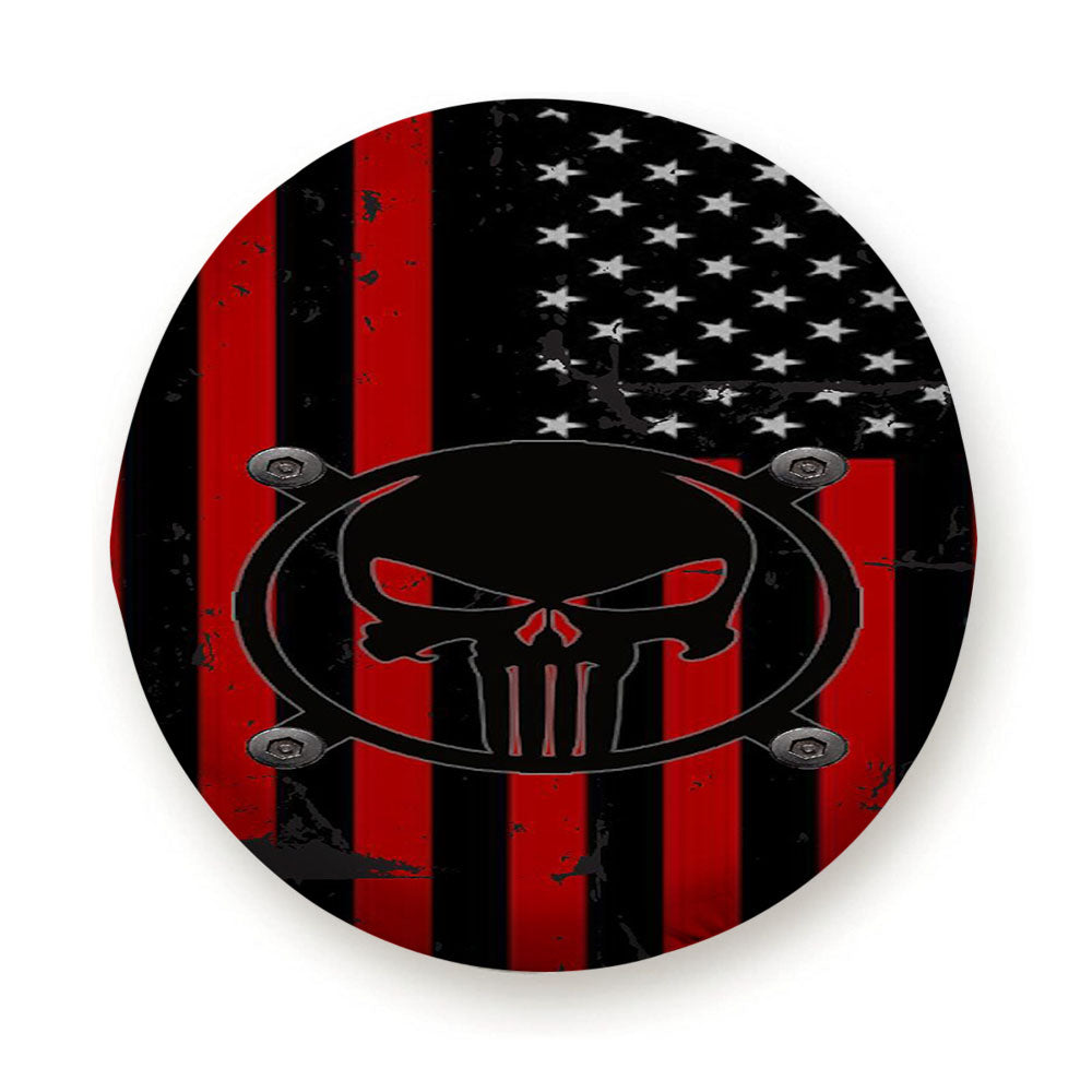 American Flag Punisher Tire Cover