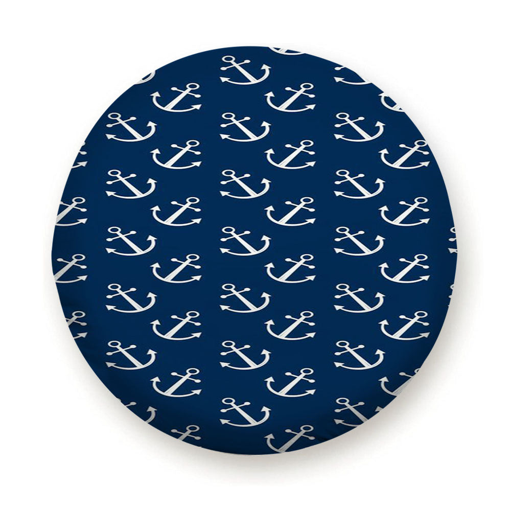 Anchor Pattern Blue Style Tire Cover