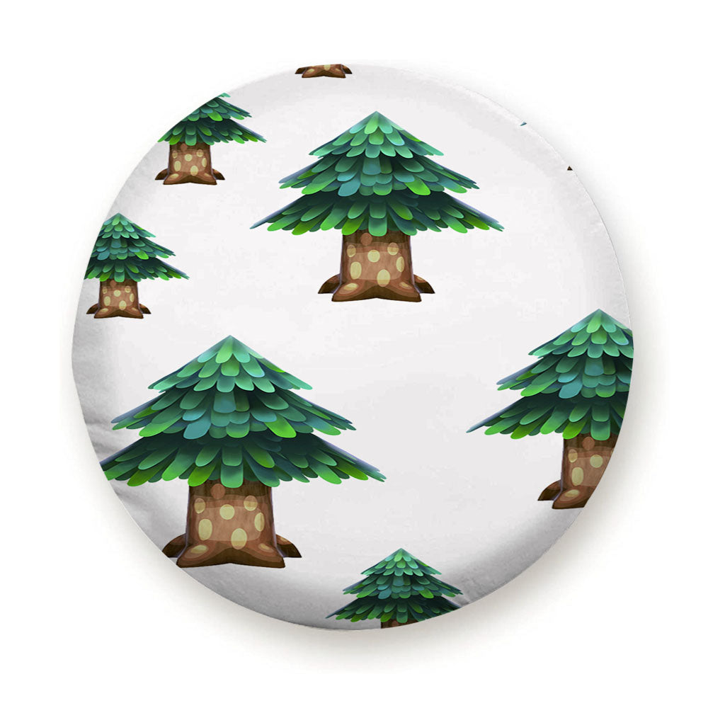 Animal Crossing Tree Random Pattern Tire Cover