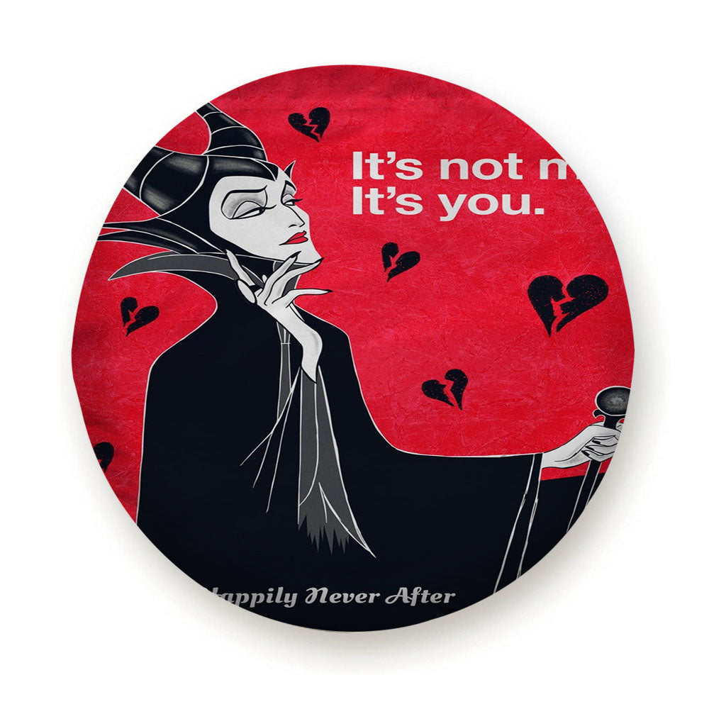 Anti Valentines Day Maleficent Tire Cover