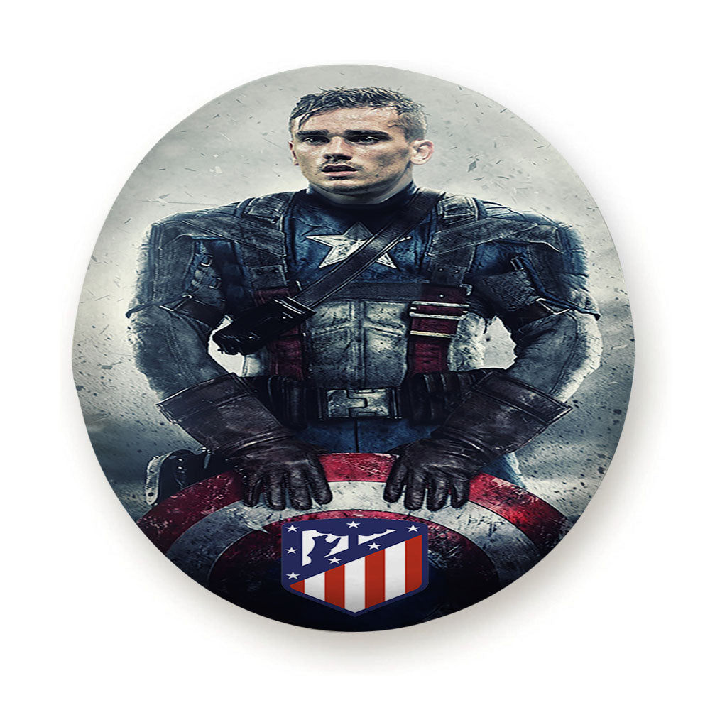 Antoine Griezmann Atletico Madrid Captain Tire Cover