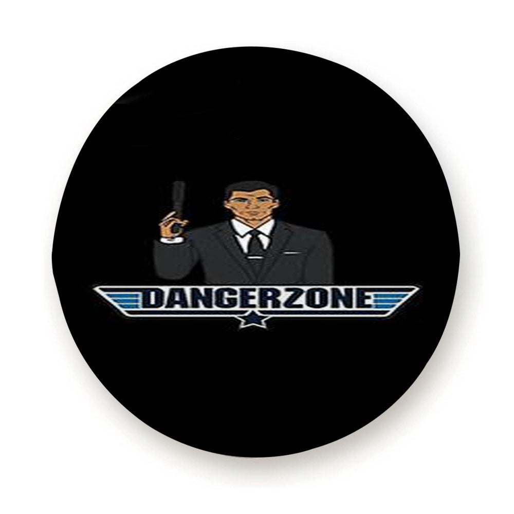 Archer Cartoon Dangerzone Tire Cover