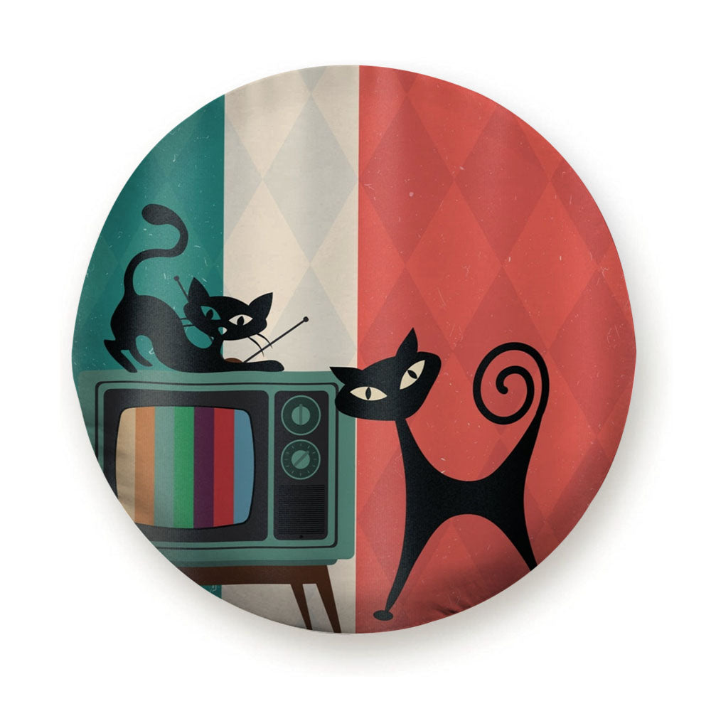 Atomic Cat Retro Tv Tire Cover