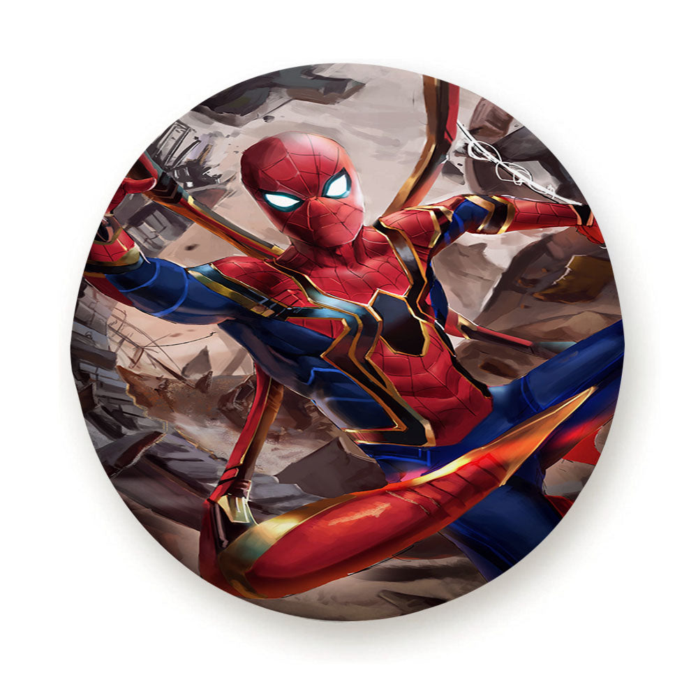 Avanger Infinity War Iron Spiderman Tire Cover