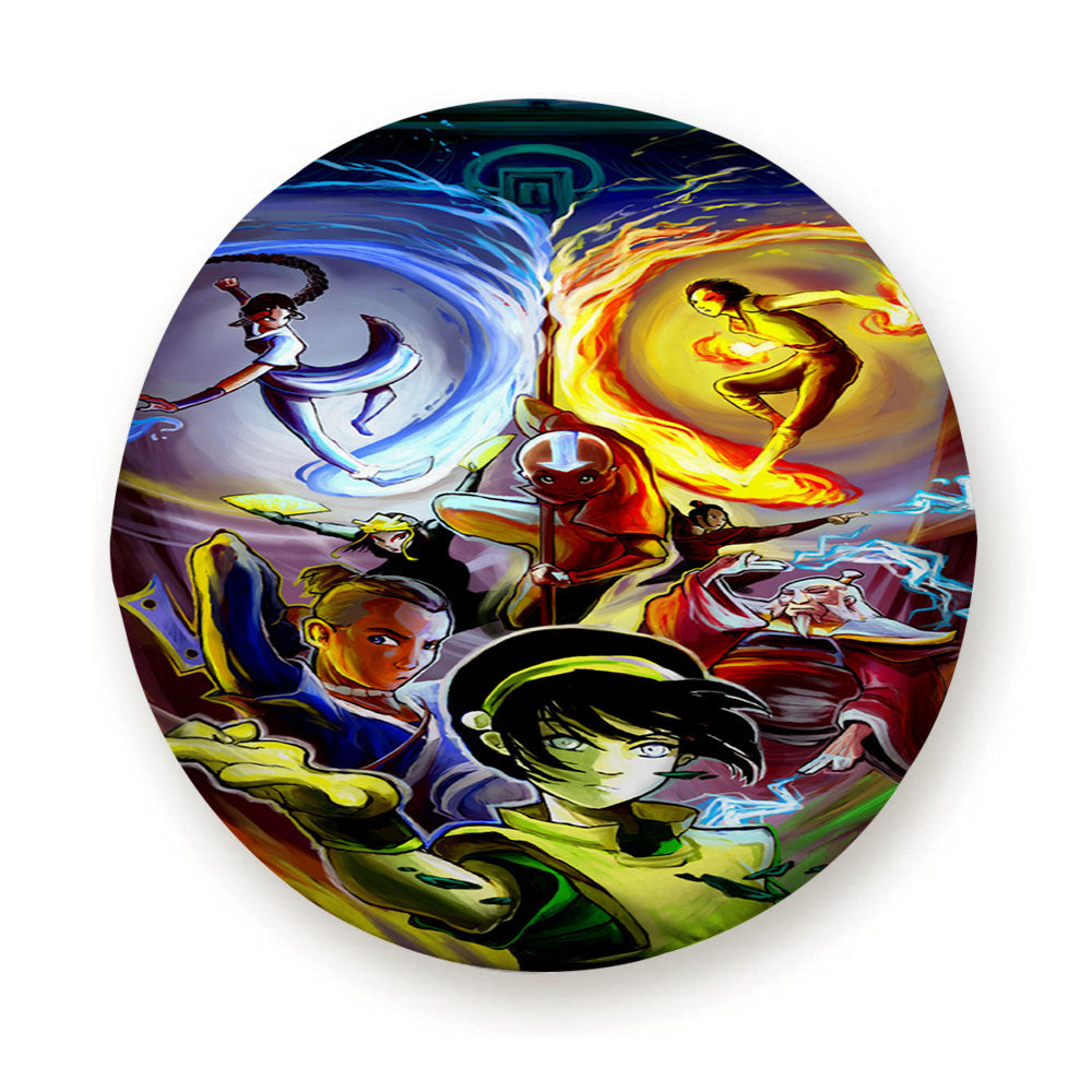 Avatar The Last Airbender Poster Art Tire Cover
