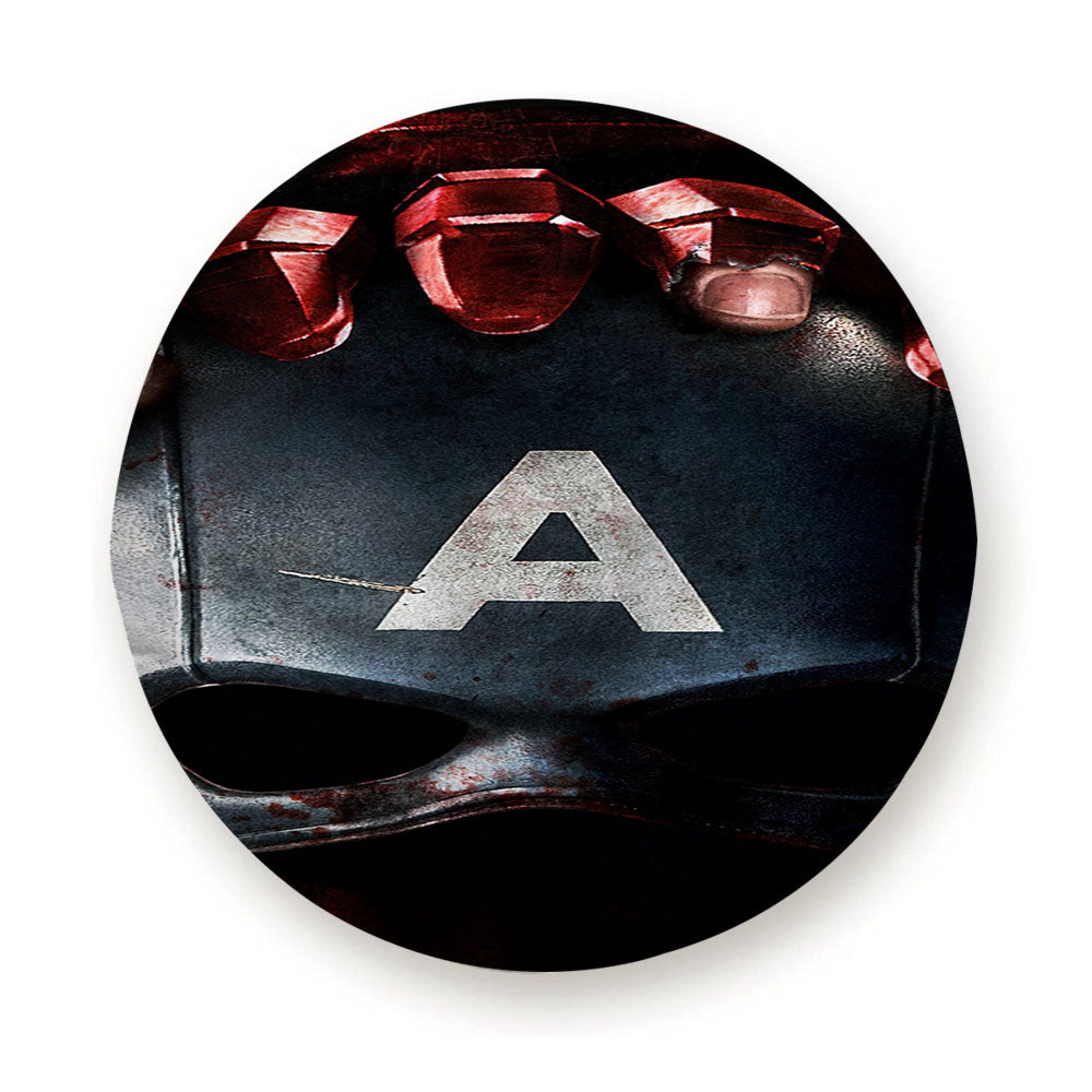 Avengers Captain America And Iron Man Tire Cover