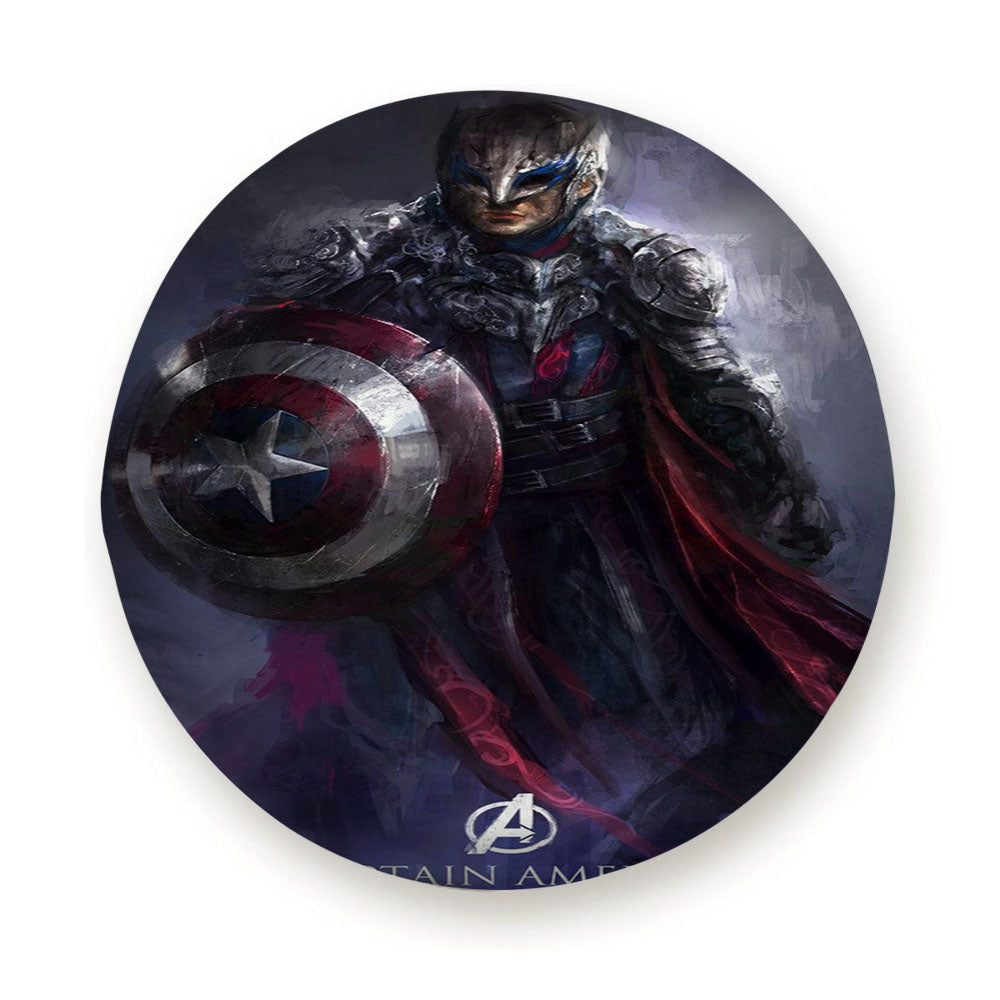 Avengers Captain America Mural Tire Cover