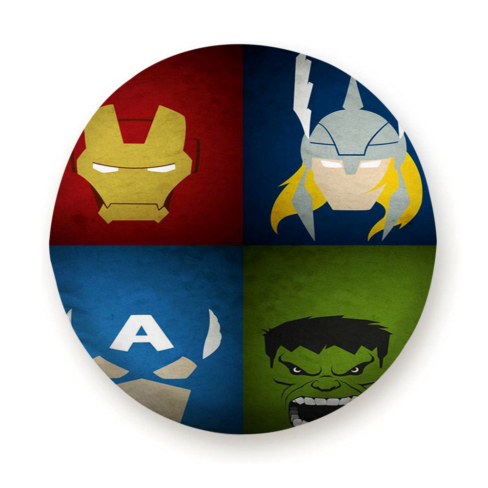 Avengers Cartoon Tire Cover