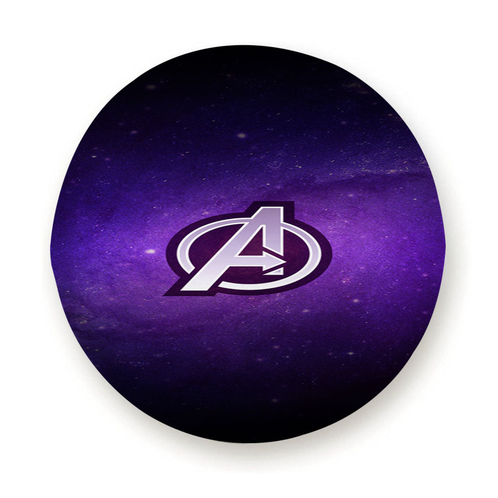 Avengers Endgame Purple Galaxy Tire Cover