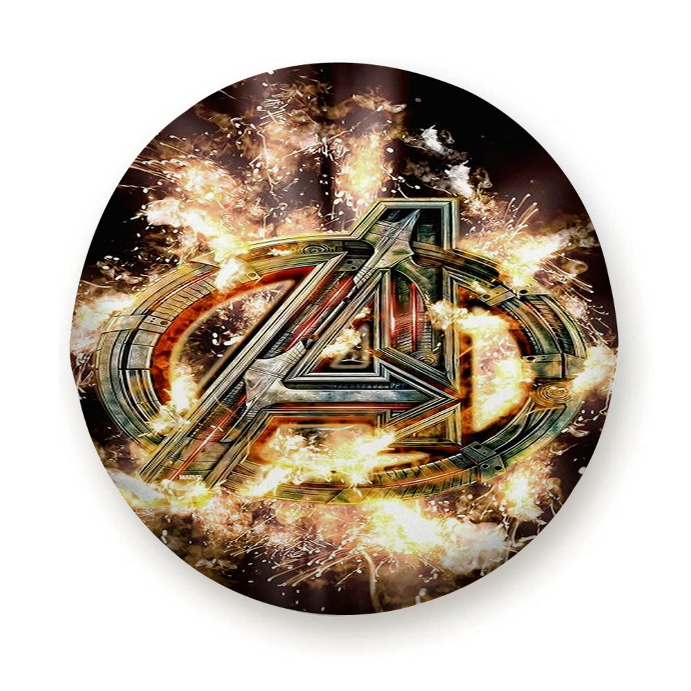 Avengers Infinity War In Fire Tire Cover