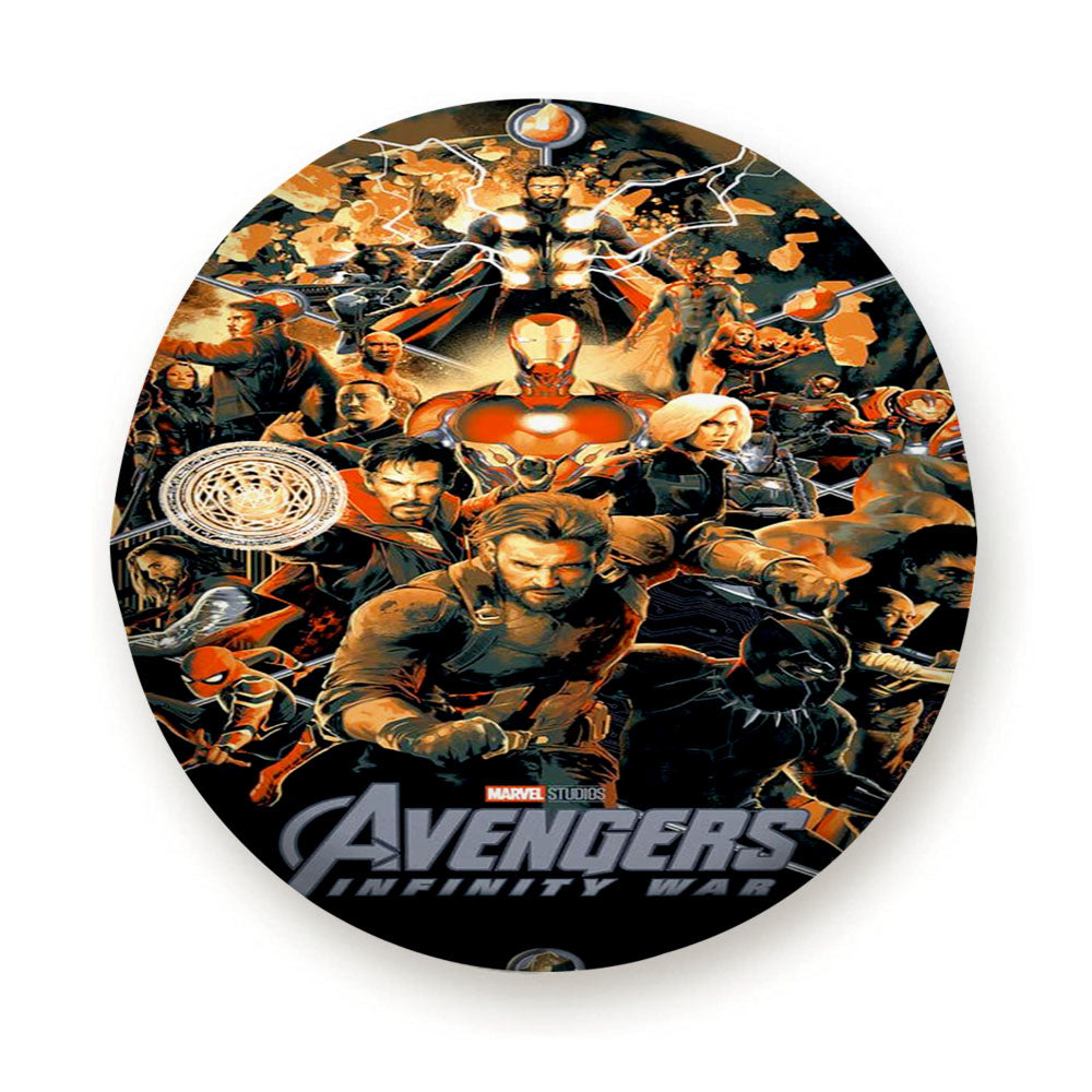 Avengers Inwar Orange Tire Cover