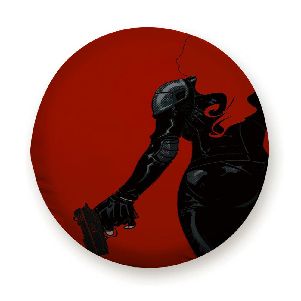 Avengers Red Guns Women Tire Cover
