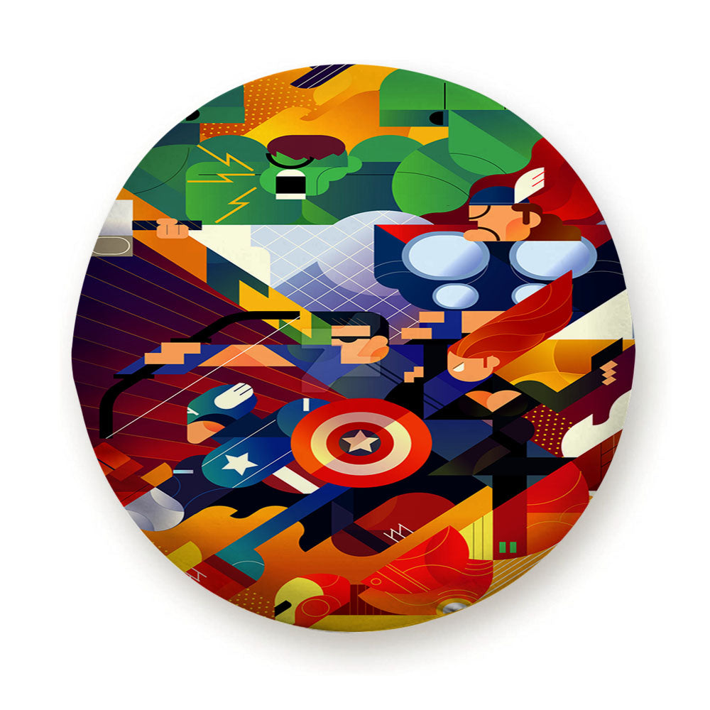 Avengers Vectors Wpap Tire Cover