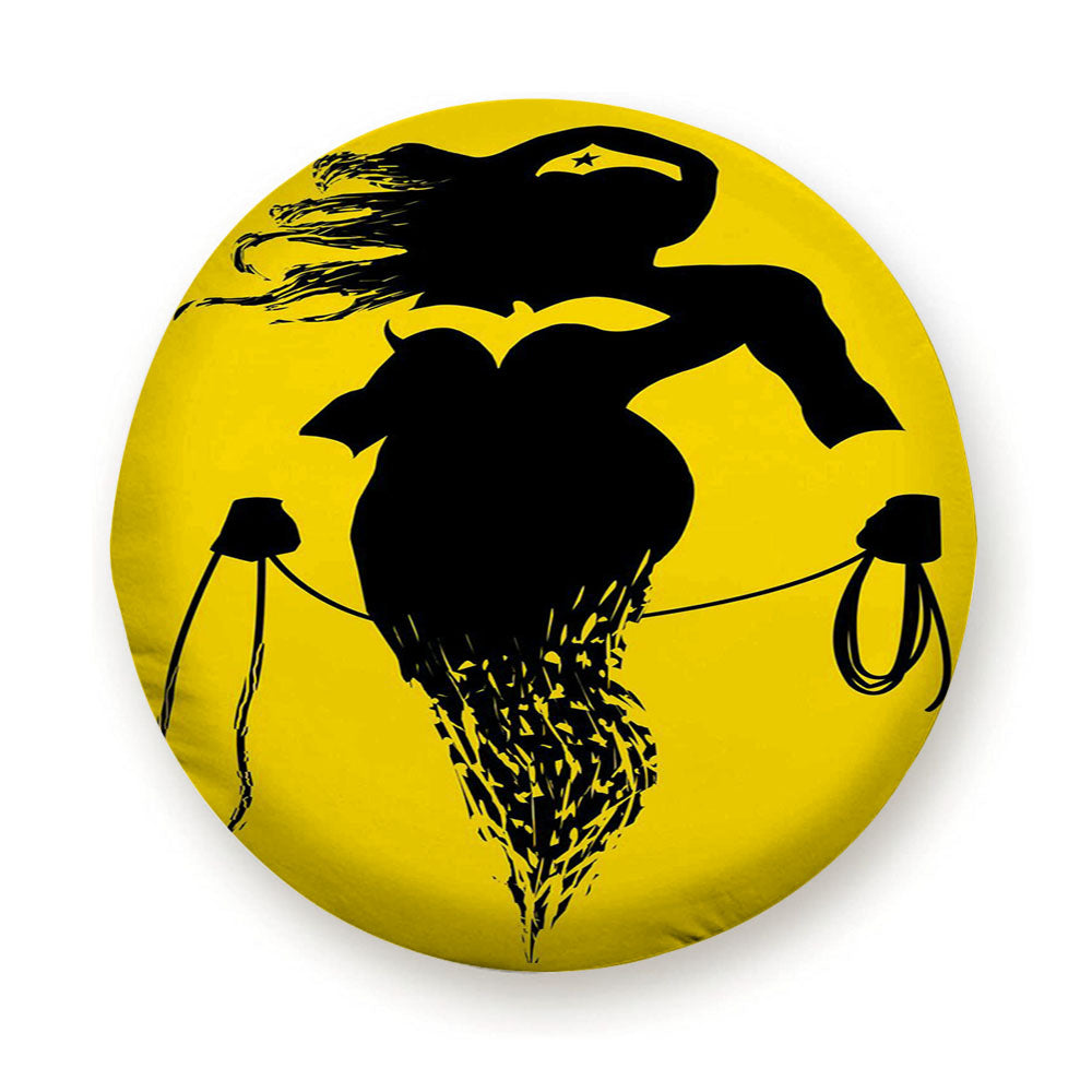 Avengers Yellow Caracther Tire Cover