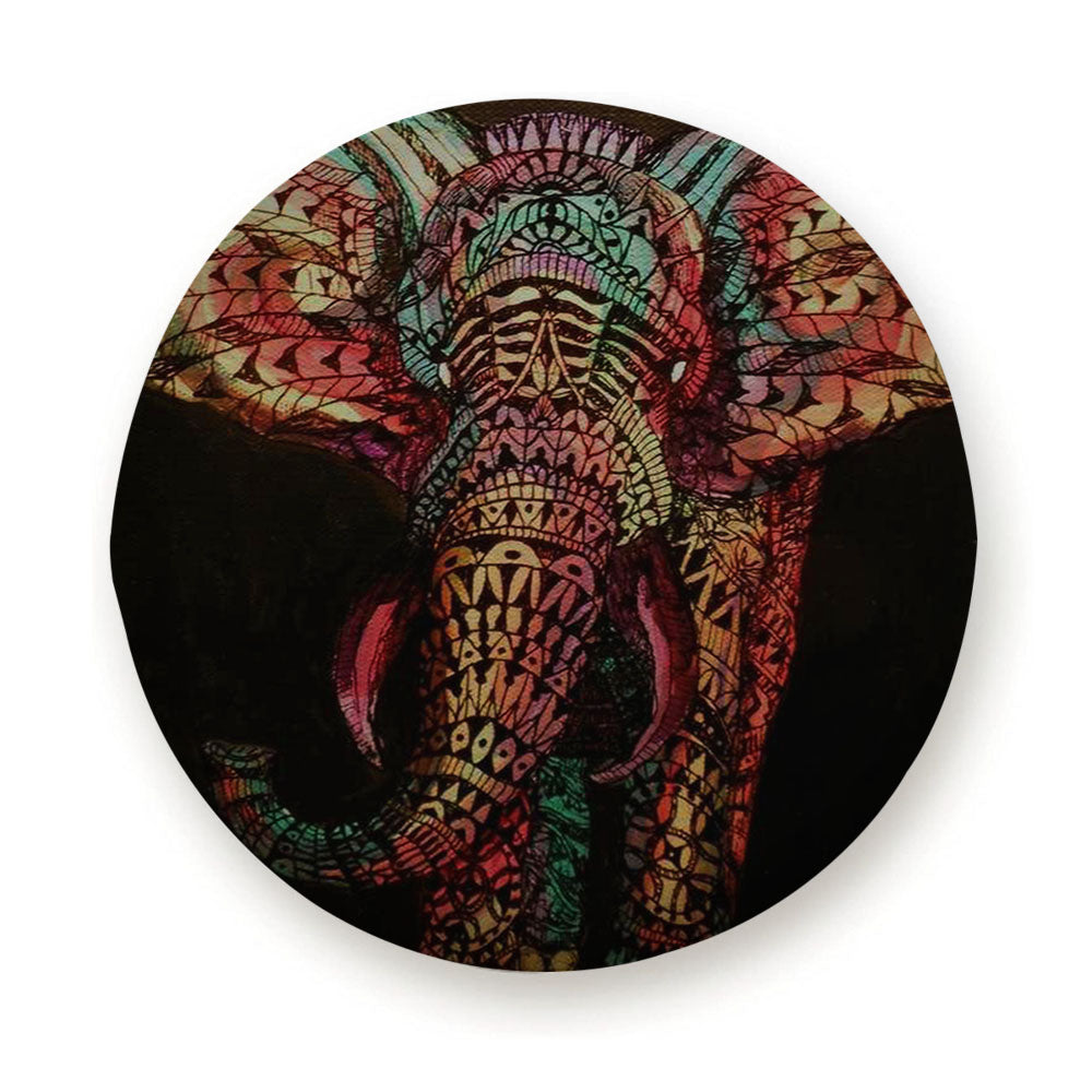 Aztec Pattern Elephant Tire Cover