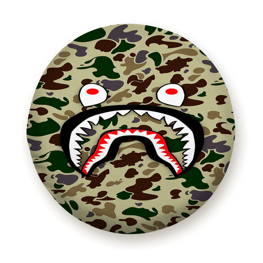 Bape Camo Shark Tire Cover