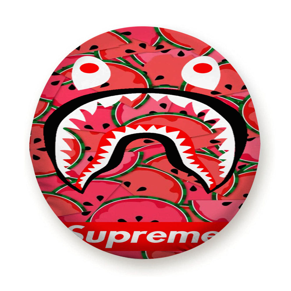 Bape Camo Shark Face Wattermellon Tire Cover