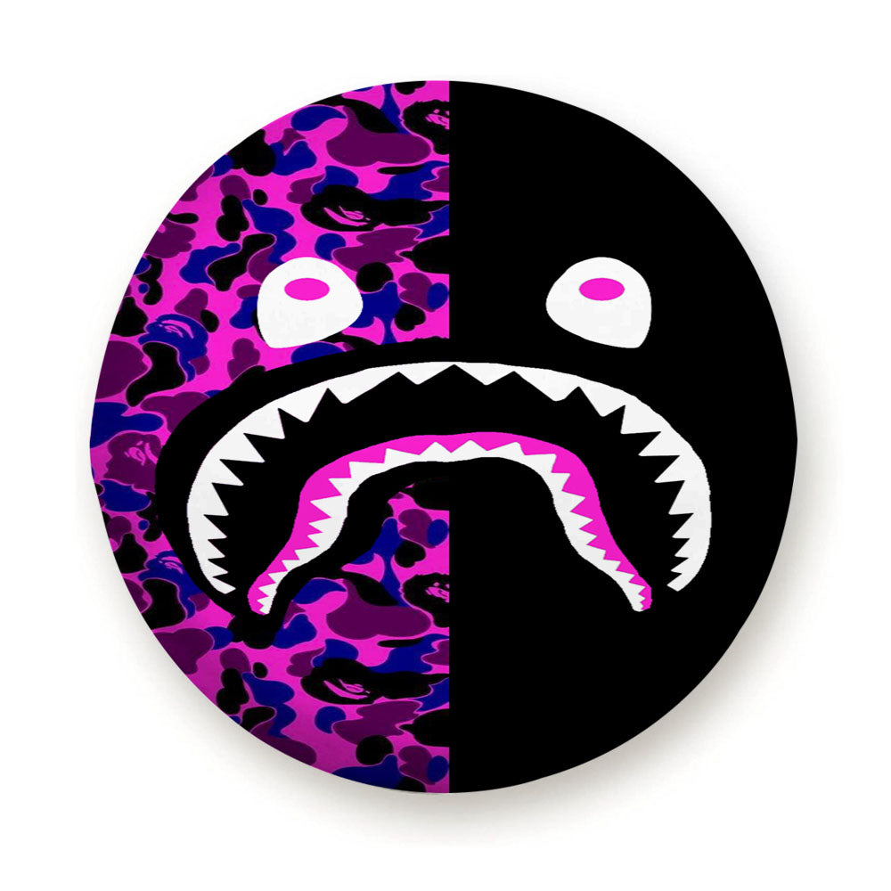 Bape Wallpaper Hoodie Purple Tire Cover