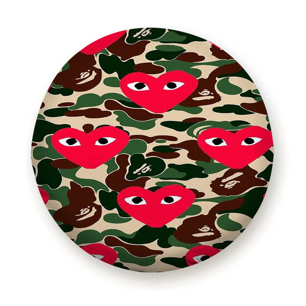 Bape X Comme Des Garcon Camo Tire Cover