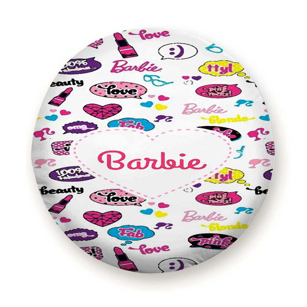 Barbie Doodle Pattern Tire Cover