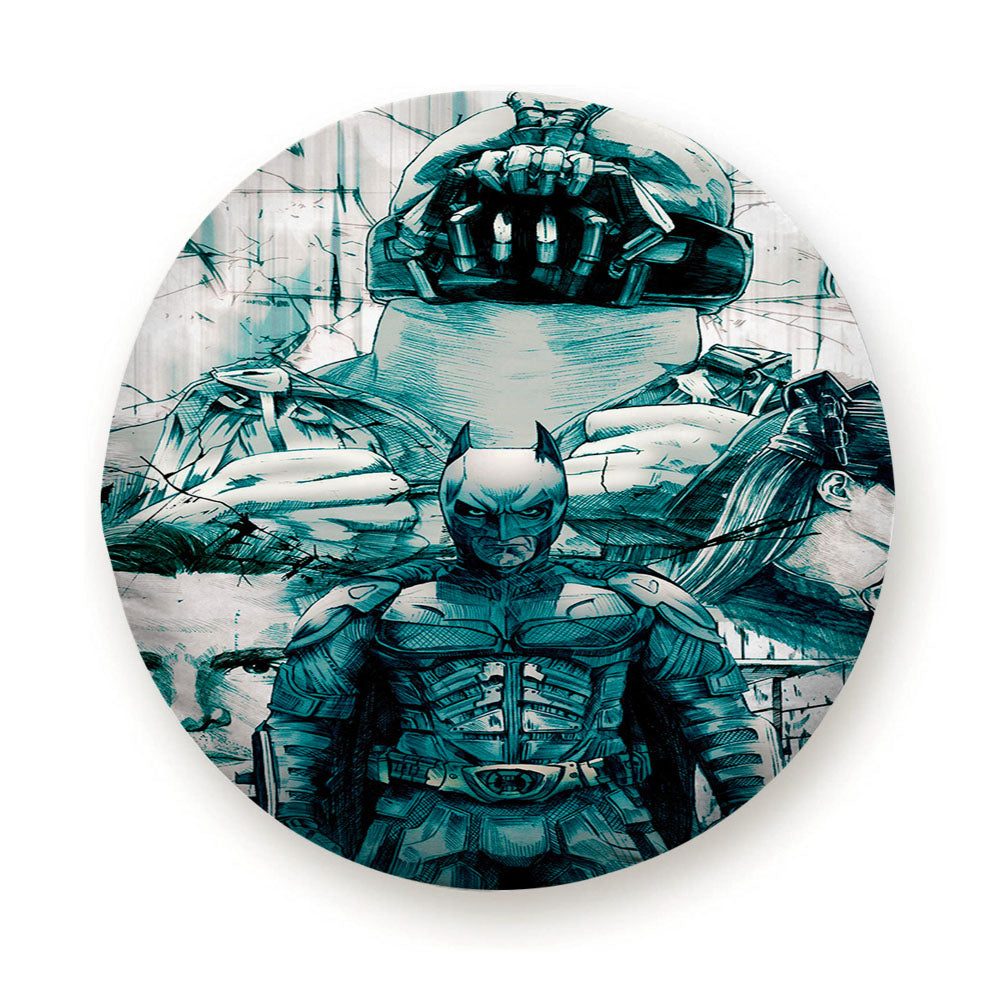 Batman And Bane The Dark Knight Rises Tire Cover