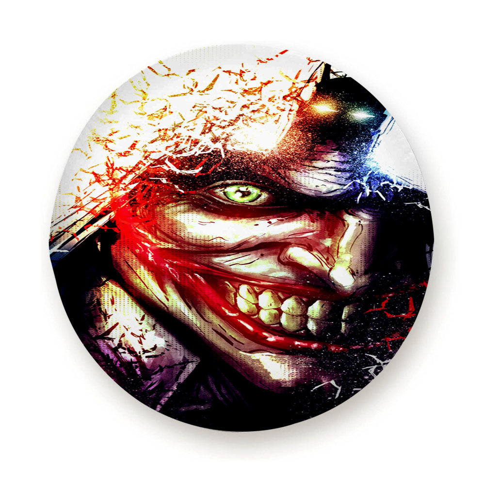 Batman And Joker Art Tire Cover