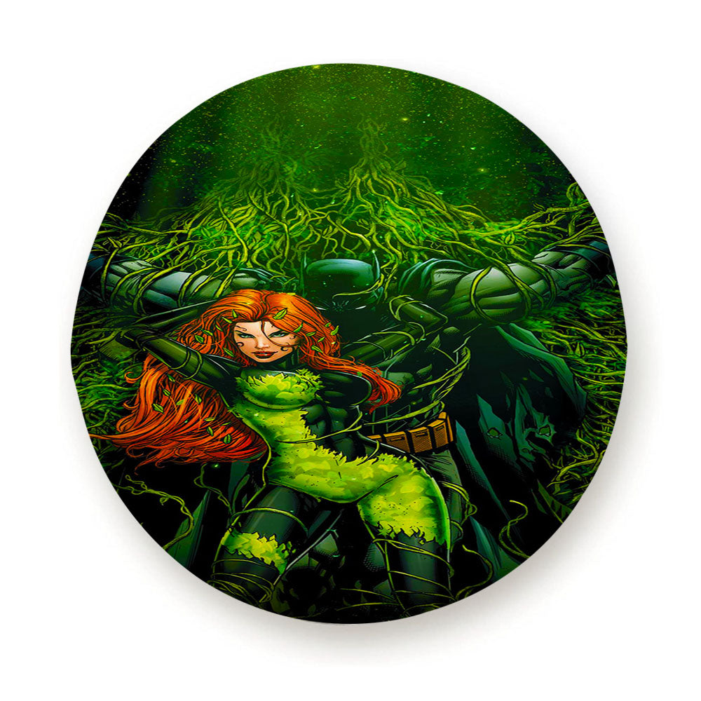 Batman And Poison Ivy Tire Cover