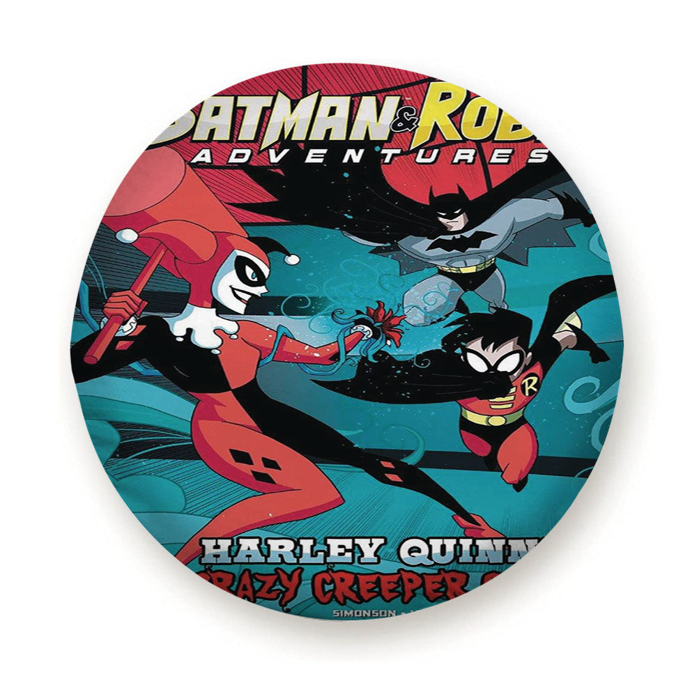 Batman And Robin Adventures Harley Quinns Crazy Creeper Caper Tire Cover