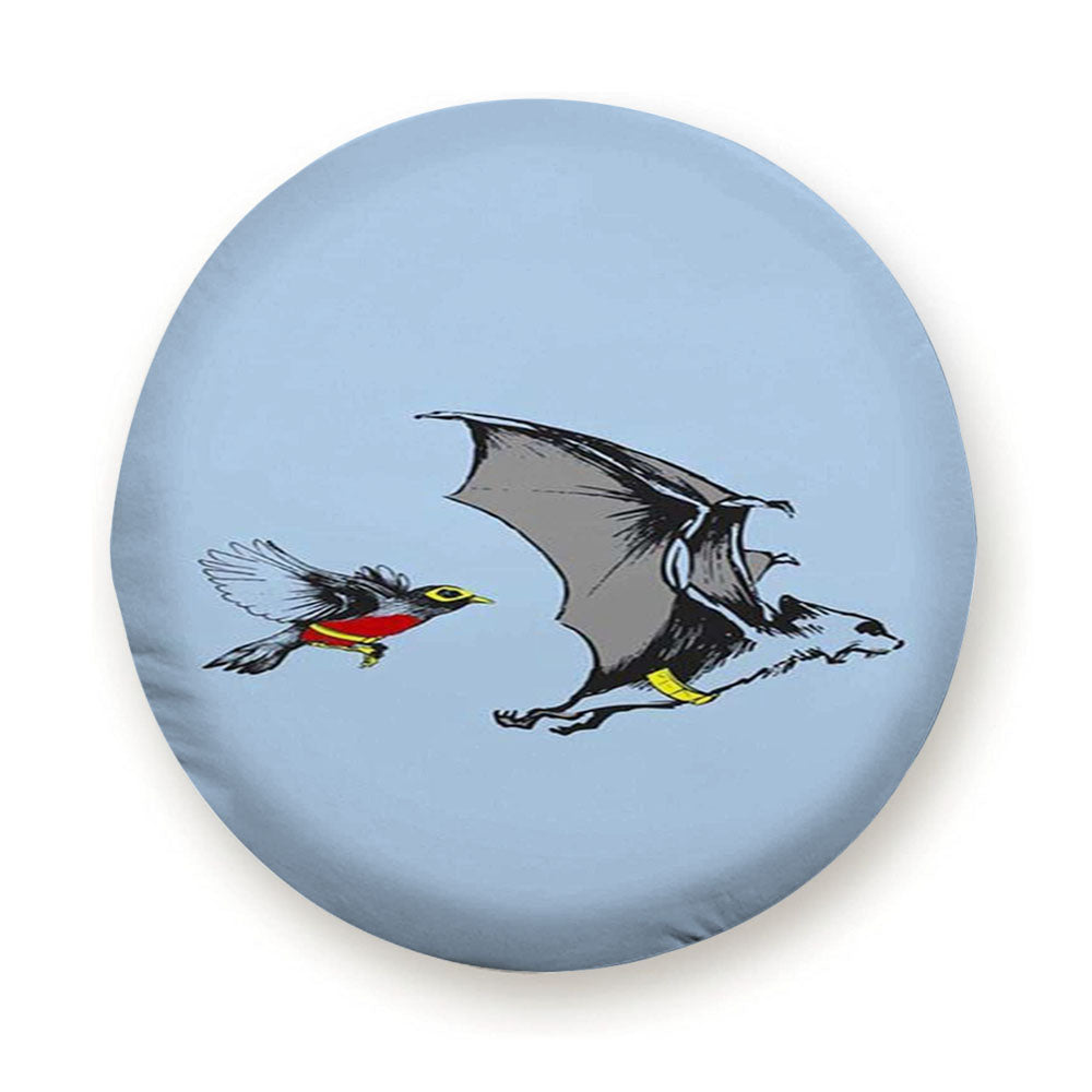 Batman And Robin Animals Tire Cover