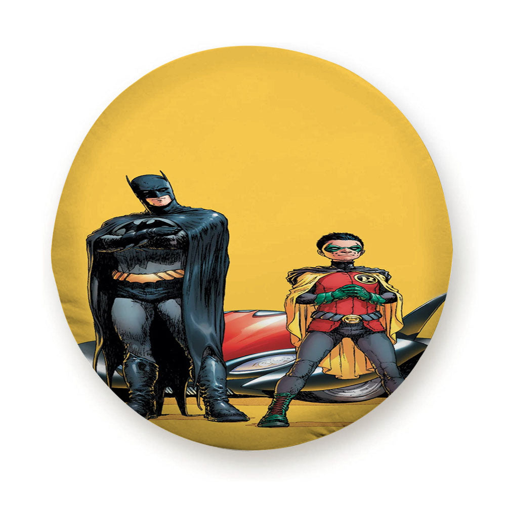 Batman And Robin Reborn Tire Cover
