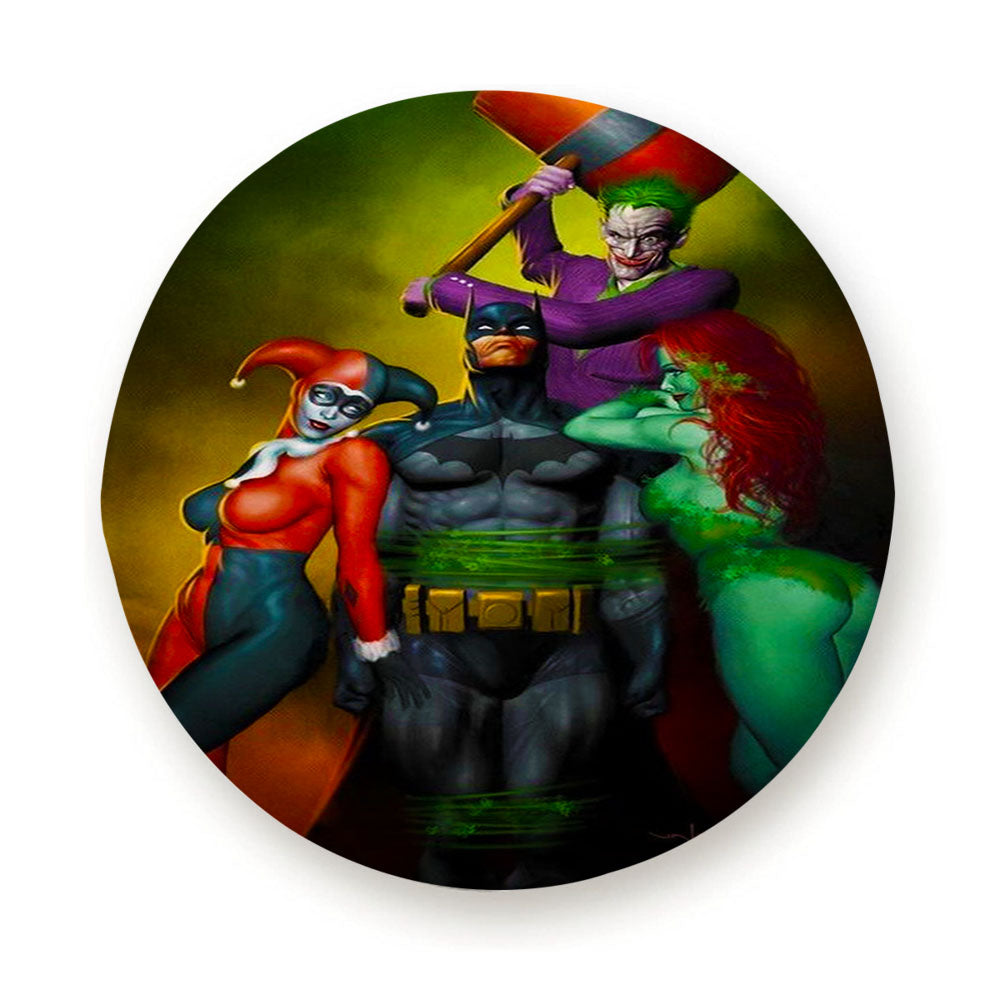 Batman And Sexy Villain Tire Cover