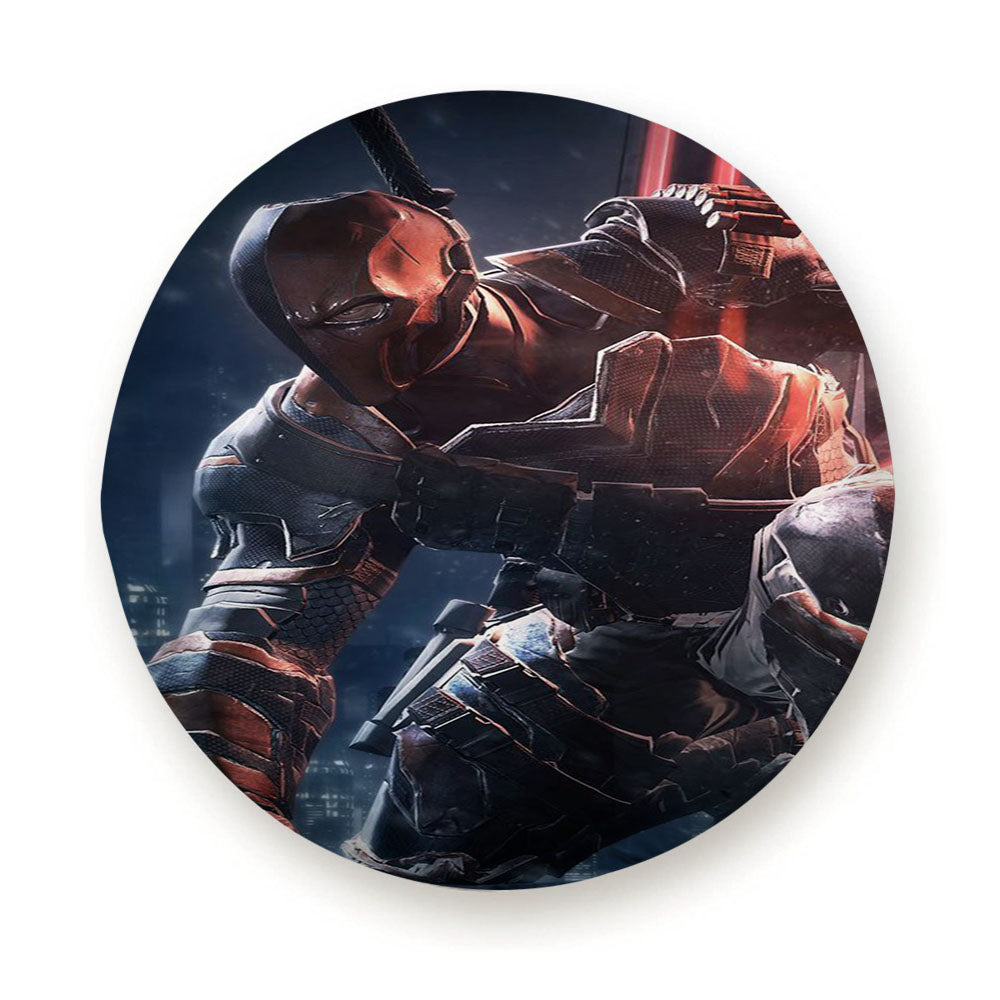 Batman Arkham Deathstroke Boss Fight Tire Cover