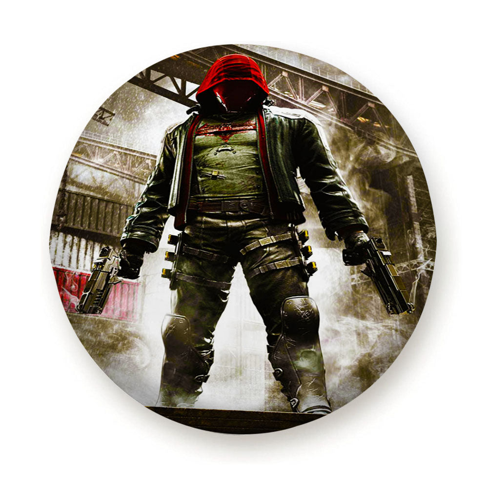 Batman Arkham Knight Red Hood Tire Cover