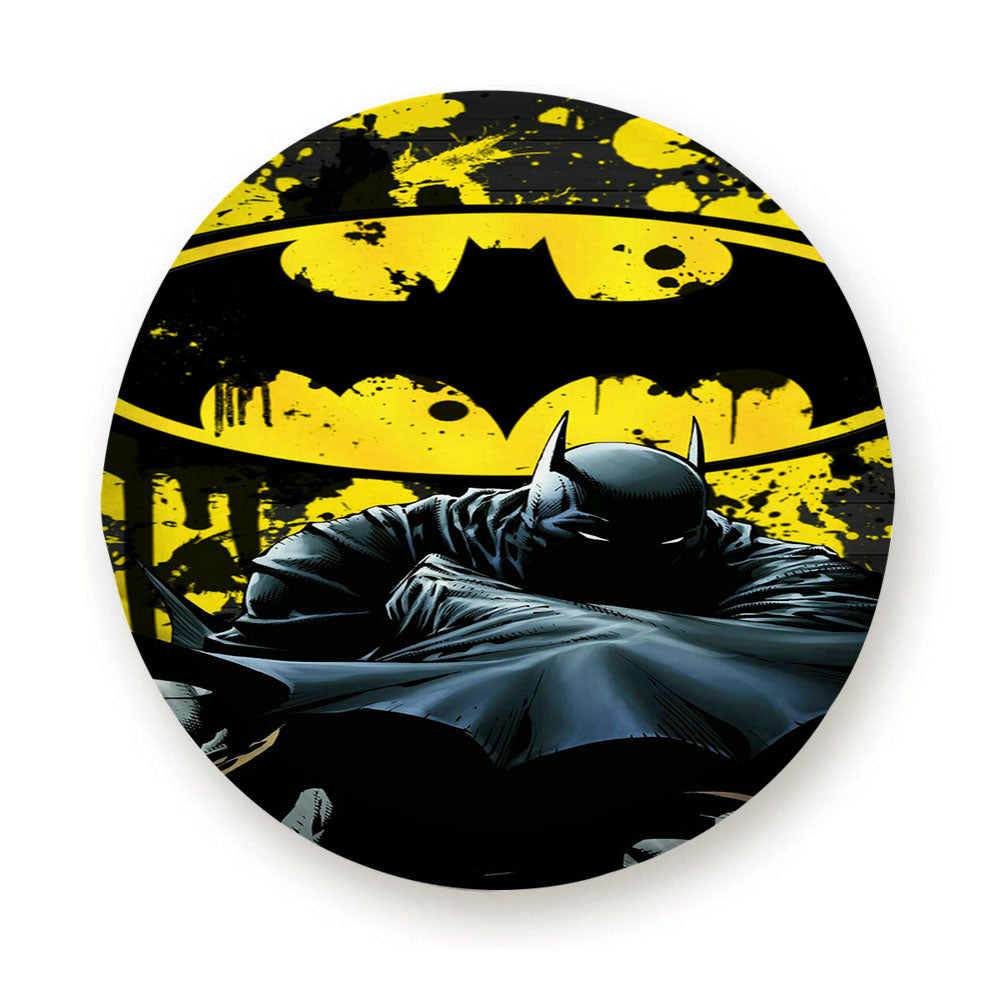 Batman Comic Poster Tire Cover