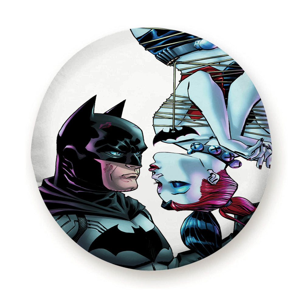 Batman Harley Hero And The Villain Tire Cover