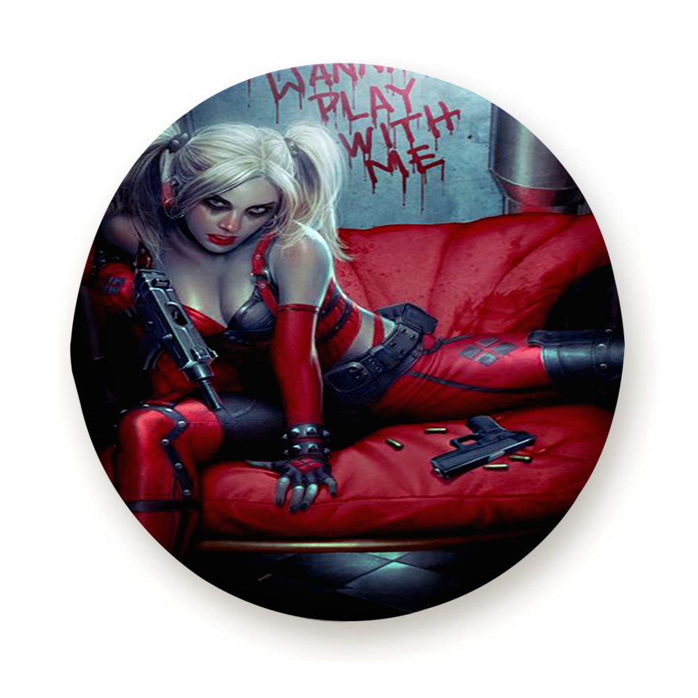 Batman Harley Quinn Blood Blonde Tire Cover