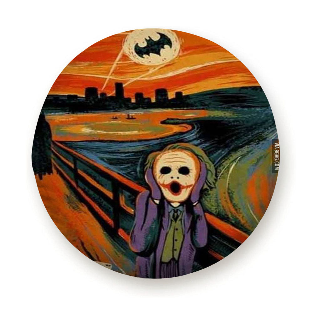 Batman Joker Starry Night Van Gogh Tire Cover