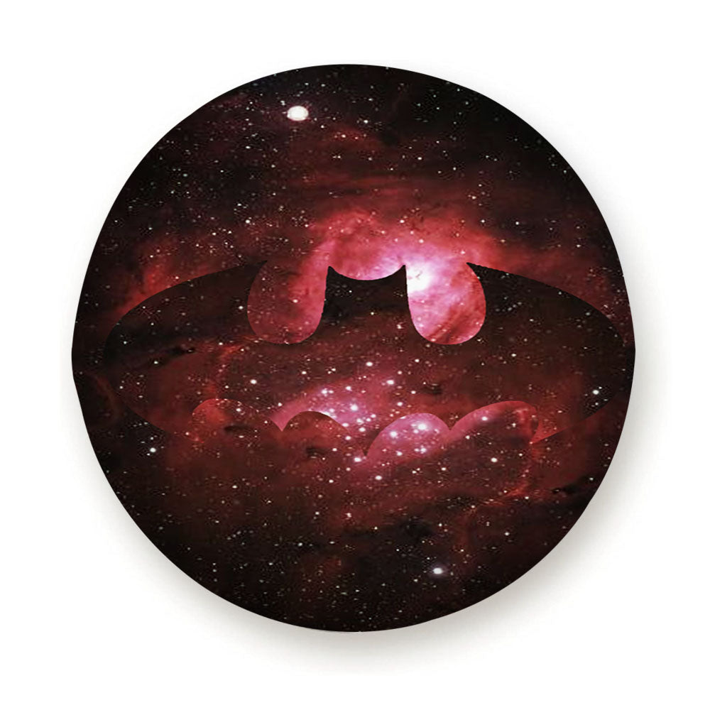 Batman Nebula Logo Red Tire Cover