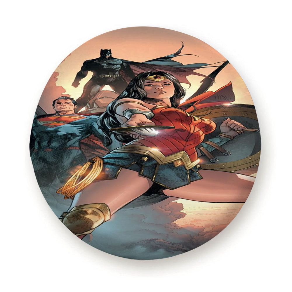 Batman Superman Wonder Woman Tire Cover