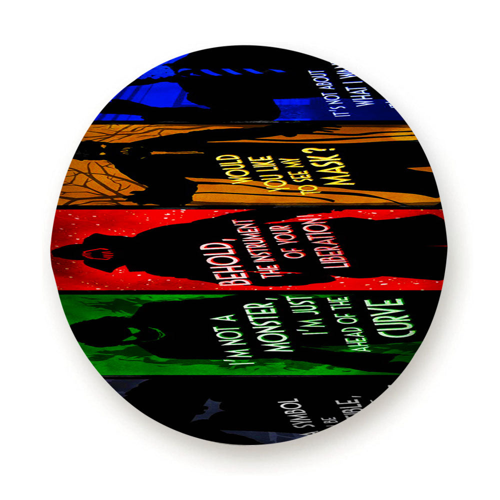 Batman Villain All Quotes Tire Cover